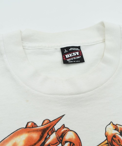 FRUIT OF THE LOOM(フルーツオブザルーム)の「【USED】90’s Fruit of the Loom “MARYLAND is for CRABS” グラフィック Tシャツ(Tシャツ/カットソー・メンズ・ホワイト・LARGE)」の8枚目の写真
