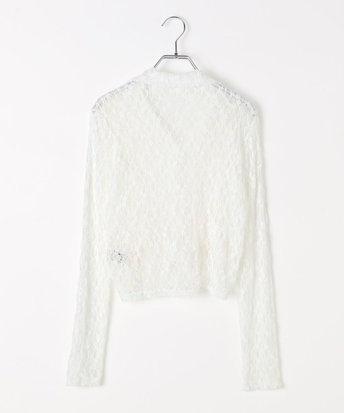 3.3 Field Trip (3.3フィールドトリップ)の「3.3 Field Trip/レースギャザーシャツ(シャツ/ブラウス・レディース・オフホワイト/ブラック・FREE)」の10枚目の写真
