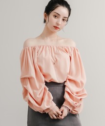 シフォンオフショルダートップス 楽天市場】トップス レディース シフォン 薄手 オフショルダー