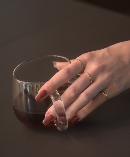 muku(ムク)の「RING/1mm SIMPLE(リング・レディース・シャンパン/シルバー/ゴールド・7/3/11/9/15 /13)」の2枚目の写真