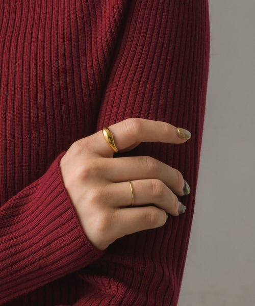 muku(ムク)の「RING/1mm SIMPLE(リング・レディース・シャンパン/シルバー/ゴールド・7/3/11/9/15 /13)」の4枚目の写真