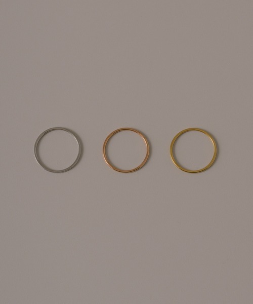 muku(ムク)の「RING/1mm SIMPLE(リング・レディース・シャンパン/シルバー/ゴールド・7/3/11/9/15 /13)」の6枚目の写真