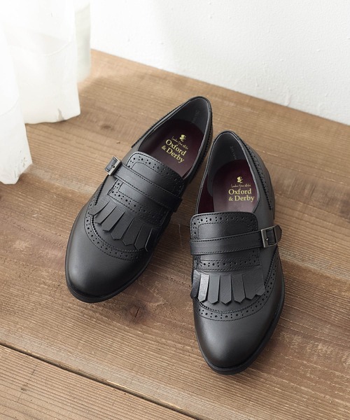 coca(ANDEX shoes product)(コカ)の「【日本製】オックスフォードプレーントゥシューズ / London Shoe Make Oxford and Derby 425013(ドレスシューズ・レディース・ブラウン/ブラック・23.5cm/23cm/24.5cm/24cm/22.5cm)」の4枚目の写真