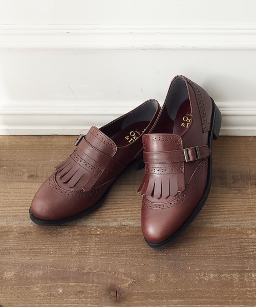 coca(ANDEX shoes product)(コカ)の「【日本製】オックスフォードプレーントゥシューズ / London Shoe Make Oxford and Derby 425013(ドレスシューズ・レディース・ブラウン/ブラック・23.5cm/23cm/24.5cm/24cm/22.5cm)」の6枚目の写真