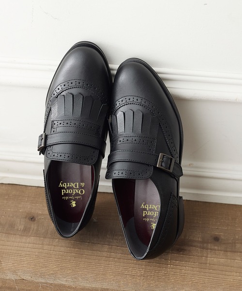 coca(ANDEX shoes product)(コカ)の「【日本製】オックスフォードプレーントゥシューズ / London Shoe Make Oxford and Derby 425013(ドレスシューズ・レディース・ブラウン/ブラック・23.5cm/23cm/24.5cm/24cm/22.5cm)」の3枚目の写真