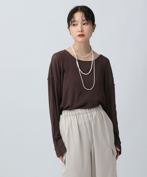 rimir ♡ リミル　シアーブルゾン black LEPSIM｜アウトリンキングシアープルオーバー | Rakuten Fashion