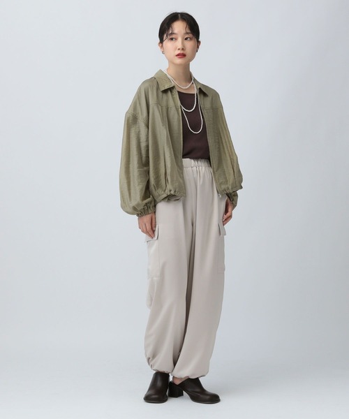 アウトリンキングシアープルオーバー 582453（Tシャツ