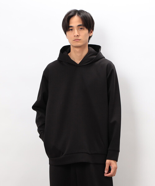 COMME CA ISM(コムサイズム)の「ダンボールニット フードパーカー(パーカー・メンズ・ホワイト/ブラウン/ブルー/ブラック・MEDIUM/LARGE)」の3枚目の写真