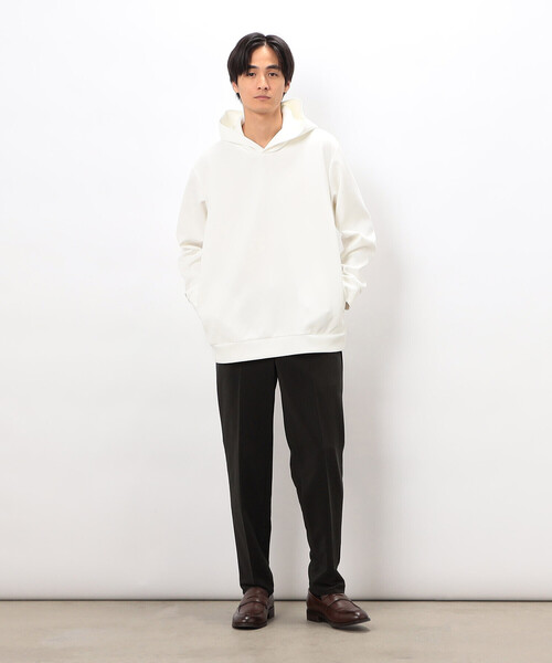 COMME CA ISM(コムサイズム)の「ダンボールニット フードパーカー(パーカー・メンズ・ホワイト/ブラウン/ブルー/ブラック・MEDIUM/LARGE)」の13枚目の写真
