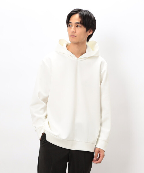 COMME CA ISM(コムサイズム)の「ダンボールニット フードパーカー(パーカー・メンズ・ホワイト/ブラウン/ブルー/ブラック・MEDIUM/LARGE)」の15枚目の写真
