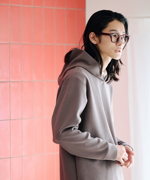 COMME CA ISM(コムサイズム)の「ダンボールニット フードパーカー(パーカー・メンズ・ホワイト/ブラウン/ブルー/ブラック・MEDIUM/LARGE)」の9枚目の写真