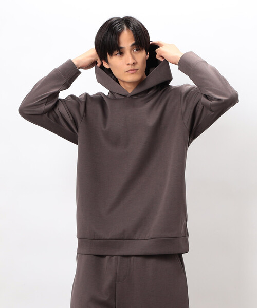 COMME CA ISM(コムサイズム)の「ダンボールニット フードパーカー(パーカー・メンズ・ホワイト/ブラウン/ブルー/ブラック・MEDIUM/LARGE)」の11枚目の写真