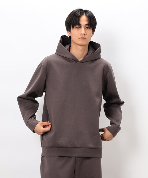 COMME CA ISM(コムサイズム)の「ダンボールニット フードパーカー(パーカー・メンズ・ホワイト/ブラウン/ブルー/ブラック・MEDIUM/LARGE)」の10枚目の写真