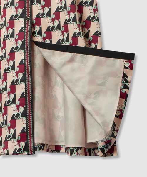 LOULOU WILLOUGHBY】ホースジオメトリックプリントシャツ