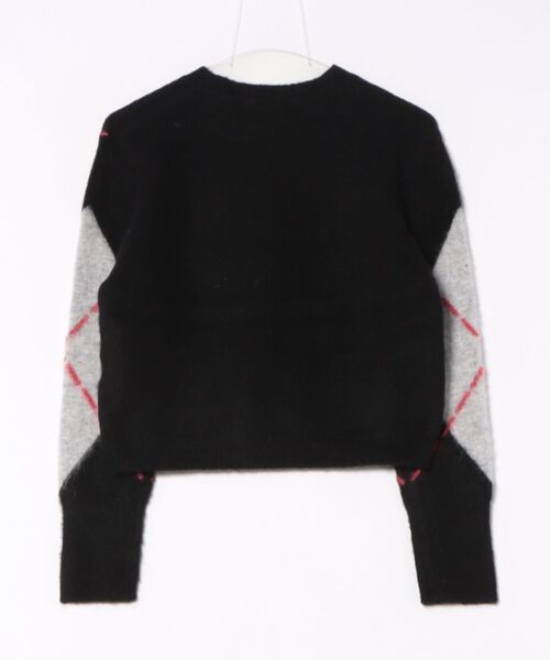 ALLSAINTS（オールセインツ）の「LOU ARGYLE WOOL JUMPER | LOU アーガイル ウール ニット・セーター（ニット/セーター・レディース・ブラック・XS/M/L/S）」の8枚目の写真