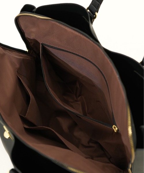 Qu'est-ce Que Le “Design”?（ケスクルデザイン）の「【Qu’est-ce Que Le “Design”?/ケスクルデザイン】トートバッグ（トートバッグ・レディース・ブラック/グレイッシュベージュ・FREE）」の11枚目の写真