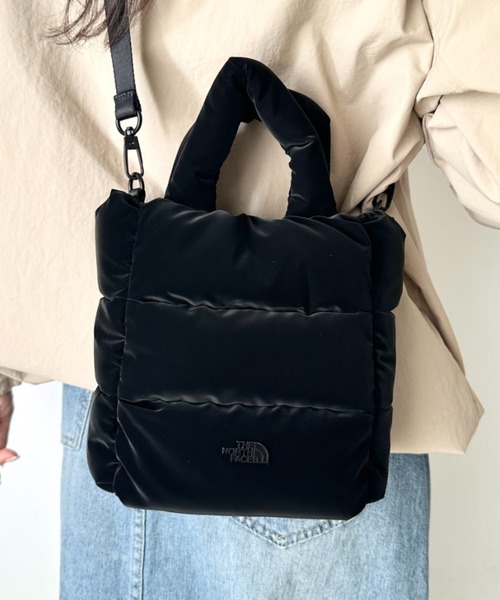 国内未発売 THE NORTH FACE(ザ・ノースフェイス)/2WAY ミニ ショルダー パデット トートバッグ /PLUMPY TOTE BAG MINI