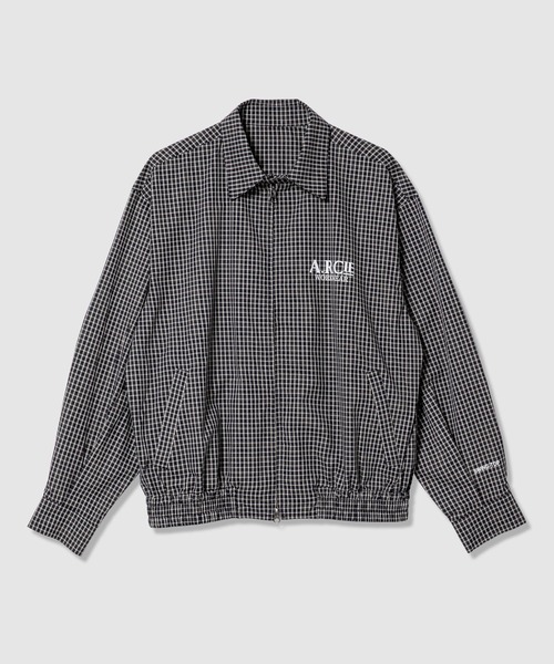 AMERICAN RAG CIE(アメリカンラグシー)の「【AMERICAN RAG CIE】MINI CHECK BLOUSON(MEN)(その他アウター・メンズ・ブラック/グレー・MEDIUM/LARGE)」の2枚目の写真