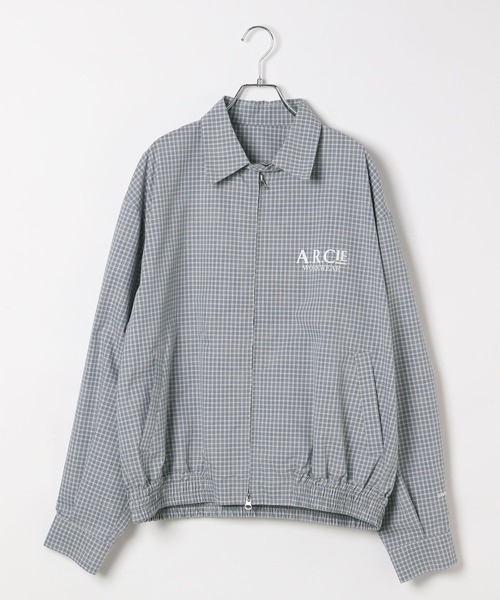 AMERICAN RAG CIE(アメリカンラグシー)の「【AMERICAN RAG CIE】MINI CHECK BLOUSON(MEN)(その他アウター・メンズ・ブラック/グレー・MEDIUM/LARGE)」の3枚目の写真