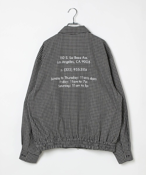 AMERICAN RAG CIE(アメリカンラグシー)の「【AMERICAN RAG CIE】MINI CHECK BLOUSON(MEN)(その他アウター・メンズ・ブラック/グレー・MEDIUM/LARGE)」の6枚目の写真