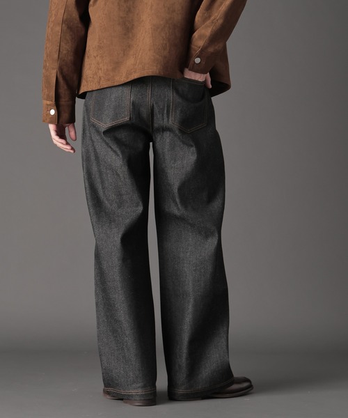 【LURAKU】Semi-flared Rigid Denim LURAKU（ルラク）の「【LURAKU】Semi-flared Rigid Denim