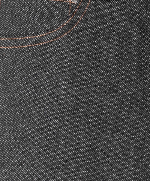 LURAKU】Semi-flared Rigid Denim / LURAKU セミフレアリジットデニム