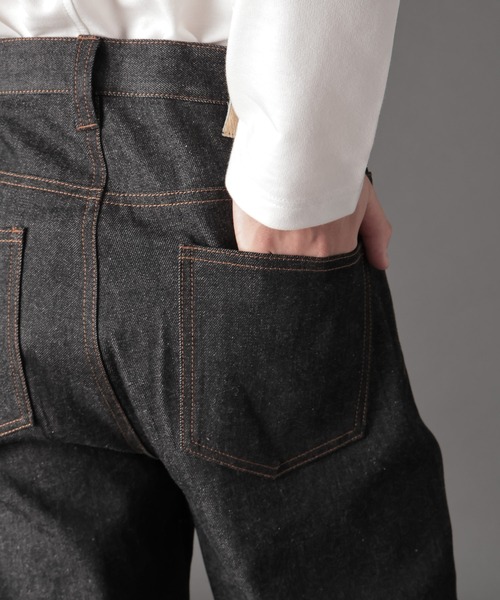 【LURAKU】Semi-flared Rigid Denim LURAKU】Semi-flared Rigid Denim / LURAKU セミフレアリジット