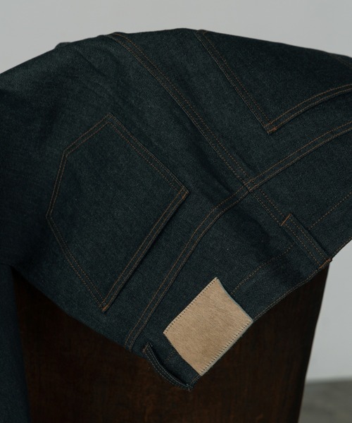 LURAKU】Semi-flared Rigid Denim / LURAKU セミフレアリジット