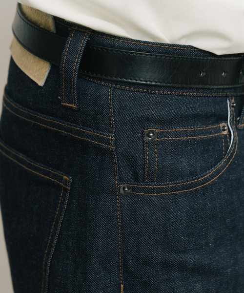 LURAKU】Semi-flared Rigid Denim / LURAKU セミフレアリジットデニム
