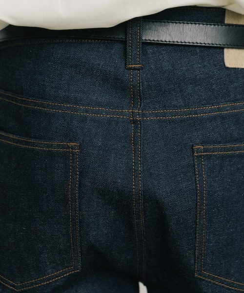 LURAKU】Semi-flared Rigid Denim / LURAKU セミフレアリジットデニム