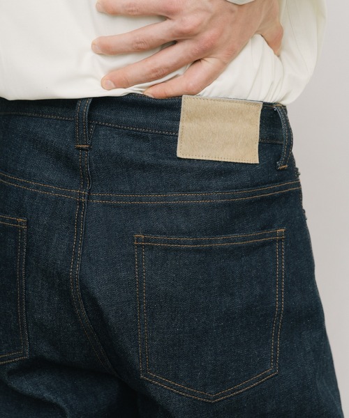 LURAKU】Semi-flared Rigid Denim / LURAKU セミフレアリジットデニム