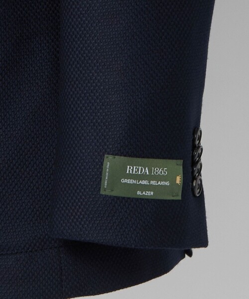 green label relaxing（グリーンレーベルリラクシング）の「REDA BLAZER ホップサック 2B RG ジャケット（テーラードジャケット・メンズ・ネイビー/ダークグリーン・XS/M/L/S/XL）」の15枚目の写真