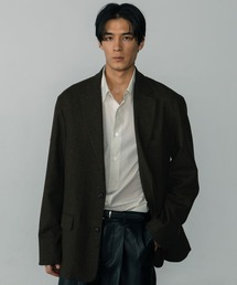 LURAKU(ルラク)の【LURAKU】Wool Over Tailored Jacket / ウールライクテーラードジャケット(テーラードジャケット)