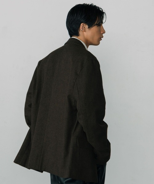 LURAKU】Wool Over Tailored Jacket / ウールライクテーラード