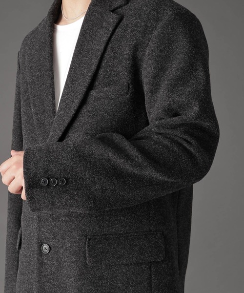 ジャケット・アウター LURAKU LURAKU】Wool Over Tailored Jacket / ウールライクテーラード