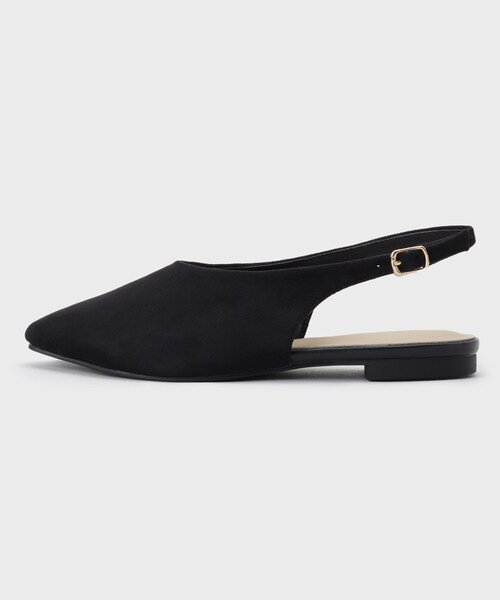 THE SHOP TK （ザ ショップ ティーケー ）の「スウェードバックストラップシューズ（サンダル・レディース・ブラック系3/ダークブラウン系3・30/35/45）」の5枚目の写真