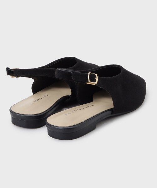 THE SHOP TK （ザ ショップ ティーケー ）の「スウェードバックストラップシューズ（サンダル・レディース・ブラック系3/ダークブラウン系3・30/35/45）」の6枚目の写真