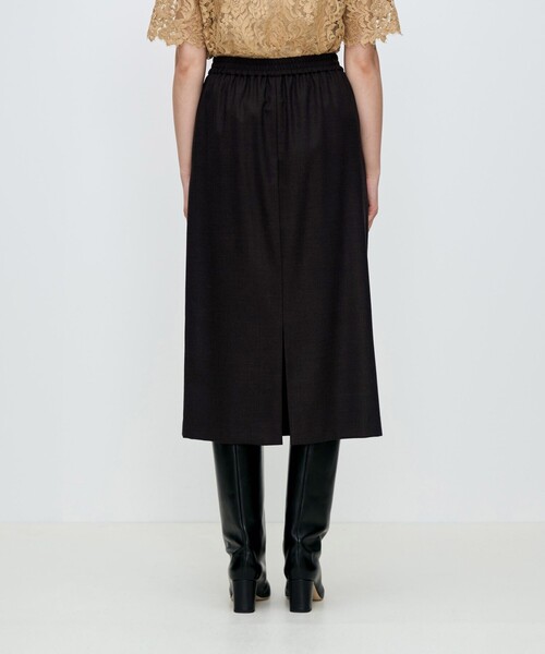 TOMORROWLAND collection（トゥモローランドコレクション）の「スーパーアムンゼン ストレートスカート（スカート・レディース・チャコールグレー/ブラウン・36/34）」の3枚目の写真