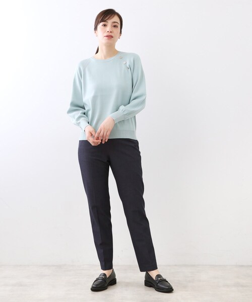 セール】【高身長さんに嬉しい長め丈追加！／私のパンツ／すっきり見え