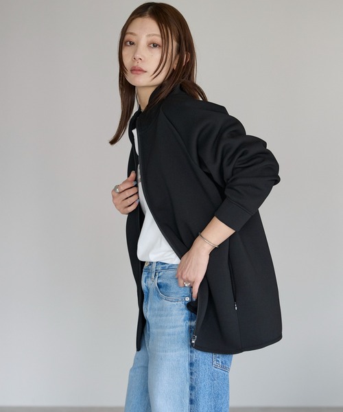 etre pret（エトレプレ）の「ユニセックス 抗菌防臭トラックジャケット（その他アウター・レディース・ネイビー/ブラック/杢グレー・S/M/L/XL）」の17枚目の写真