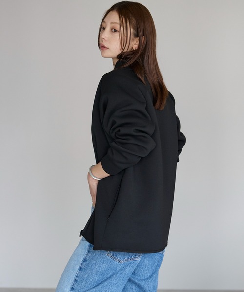 etre pret（エトレプレ）の「ユニセックス 抗菌防臭トラックジャケット（その他アウター・レディース・ネイビー/ブラック/杢グレー・S/M/L/XL）」の18枚目の写真