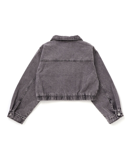 ZIDDY(ジディ)の「デニムジャケット(130~160cm)(デニムジャケット・キッズ・グレー・150cm/130cm/140cm/FREE)」の8枚目の写真