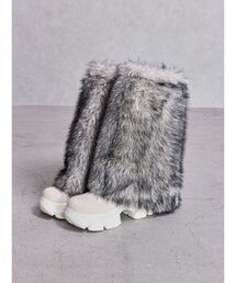 GYDA | 2WAY ECO FUR LEG WARMERニットブーツ(ブーツ)