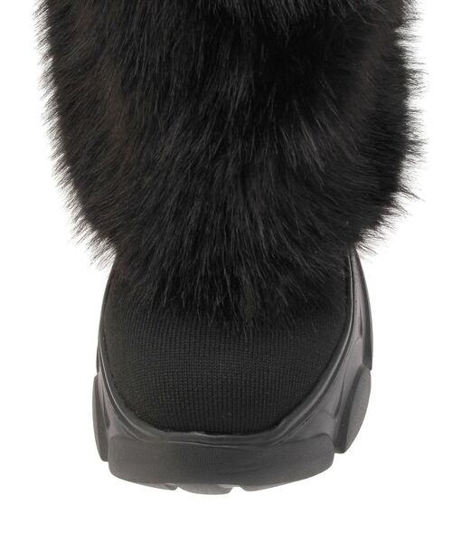 GYDA(ジェイダ)の「2WAY ECO FUR LEG WARMERニットブーツ(ブーツ・レディース・ブラック/アイボリー・LARGE/MEDIUM/SMALL)」の12枚目の写真