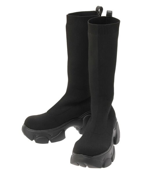 GYDA(ジェイダ)の「2WAY ECO FUR LEG WARMERニットブーツ(ブーツ・レディース・ブラック/アイボリー・LARGE/MEDIUM/SMALL)」の15枚目の写真