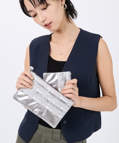 セール】ZIP POUCH SET3 ギンガ（ポーチ）｜LeSportsac