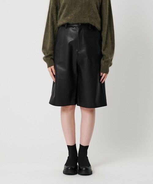 セール】レザーライク ハーフパンツ（その他パンツ）｜BEAUTY&YOUTH