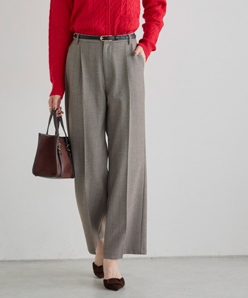 Pierrot（ピエロ）の「柄が選べるストレートパンツ（その他パンツ・レディース・ストライプ/チェック・PM/M/L）」の17枚目の写真