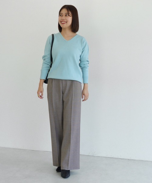 Pierrot（ピエロ）の「柄が選べるストレートパンツ（その他パンツ・レディース・ストライプ/チェック・PM/M/L）」の20枚目の写真