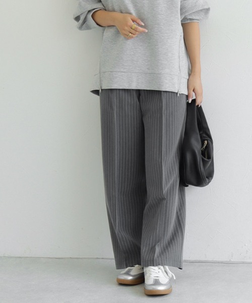 Pierrot（ピエロ）の「柄が選べるストレートパンツ（その他パンツ・レディース・ストライプ/チェック・PM/M/L）」の5枚目の写真